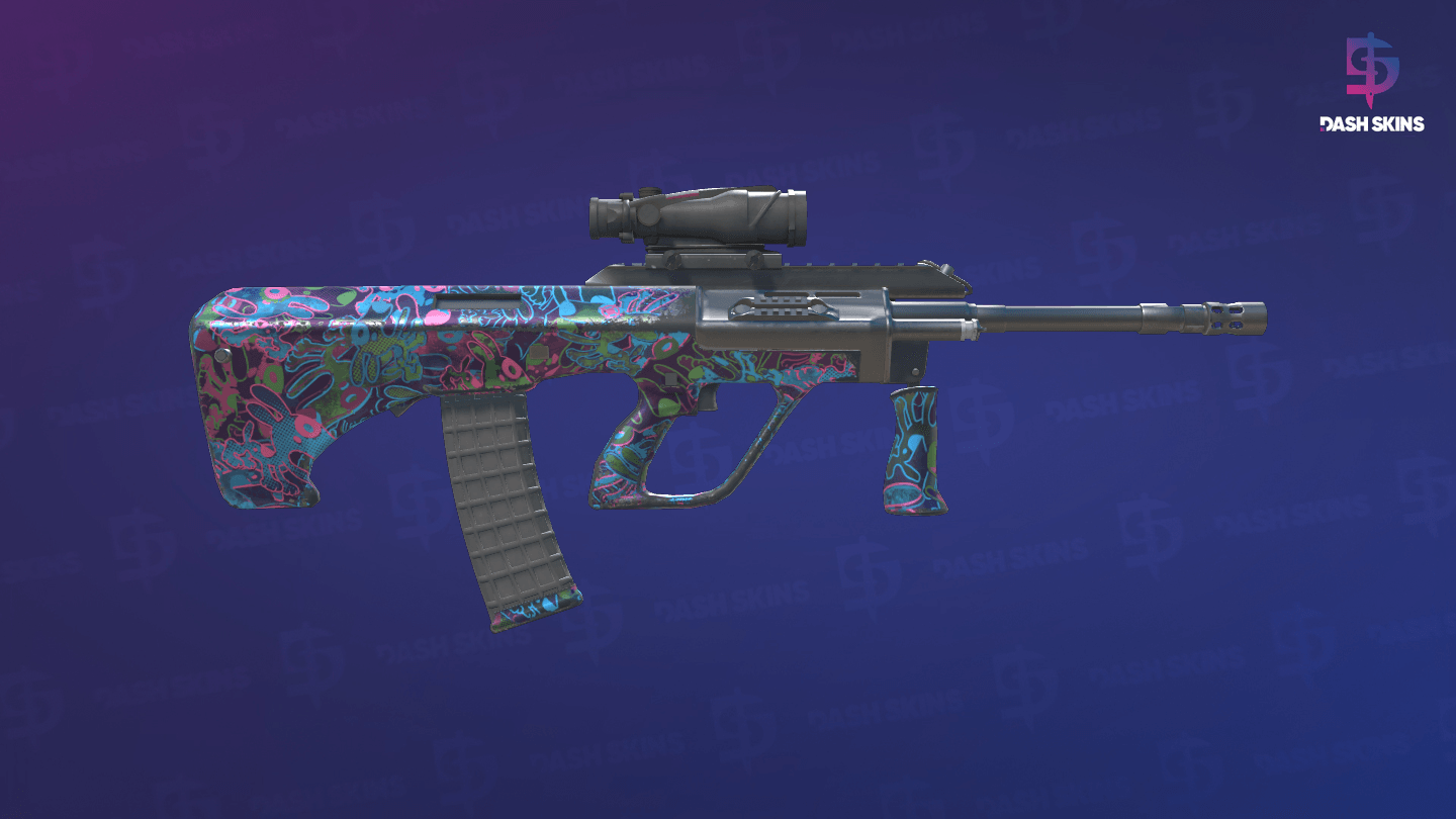 AUG | Death by Puppy (Minimal Wear) - Backside Screenshot