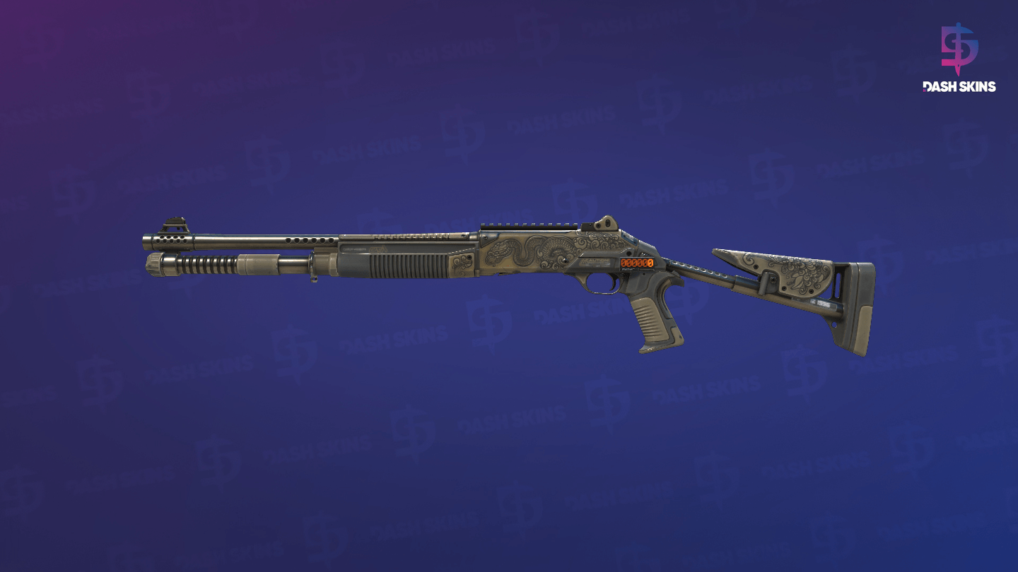 StatTrak™ XM1014 | Irezumi (Field-Tested) - Frontside Screenshot
