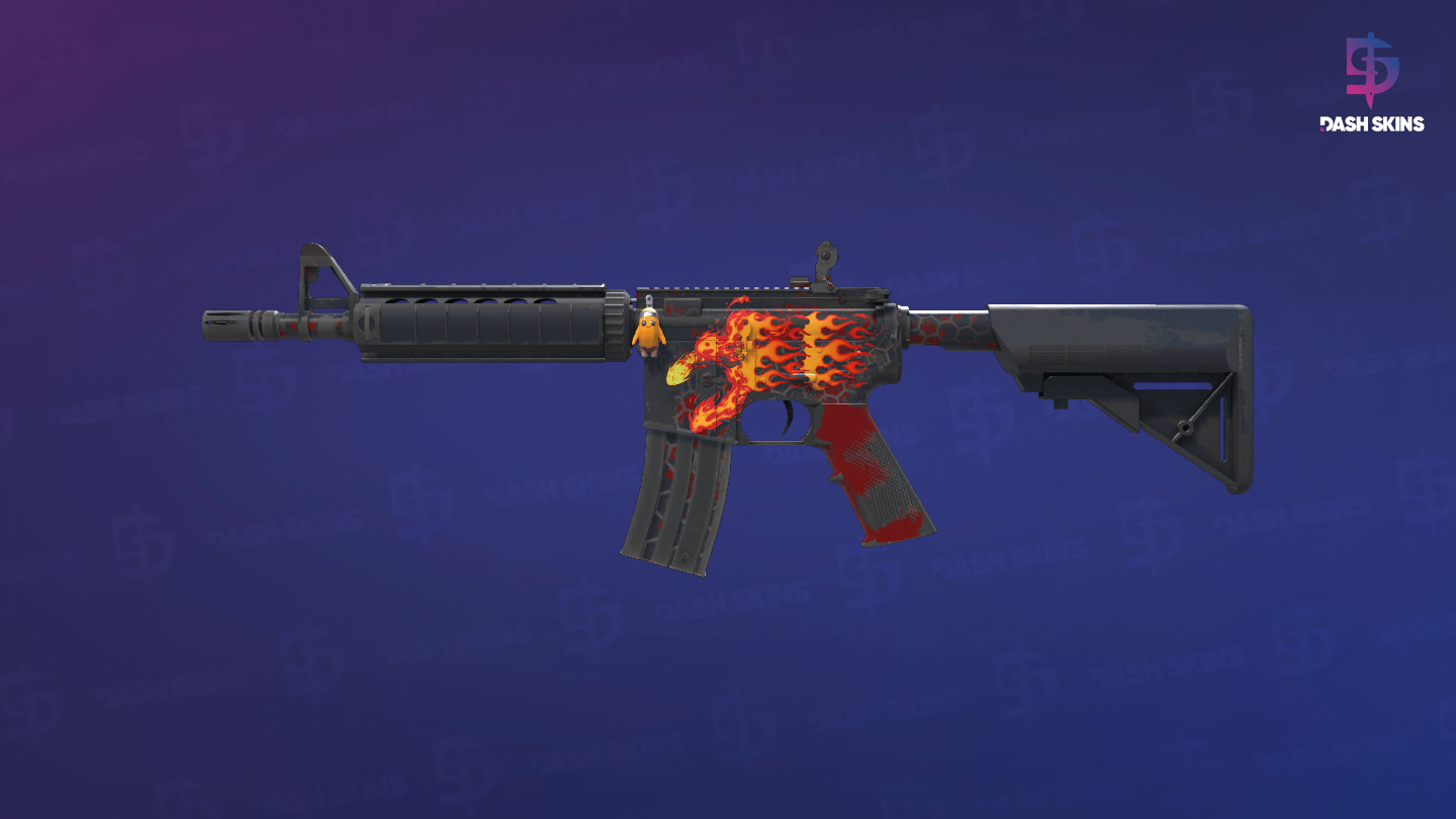 M4A4 | Converter (Well-Worn) - Frontside Screenshot
