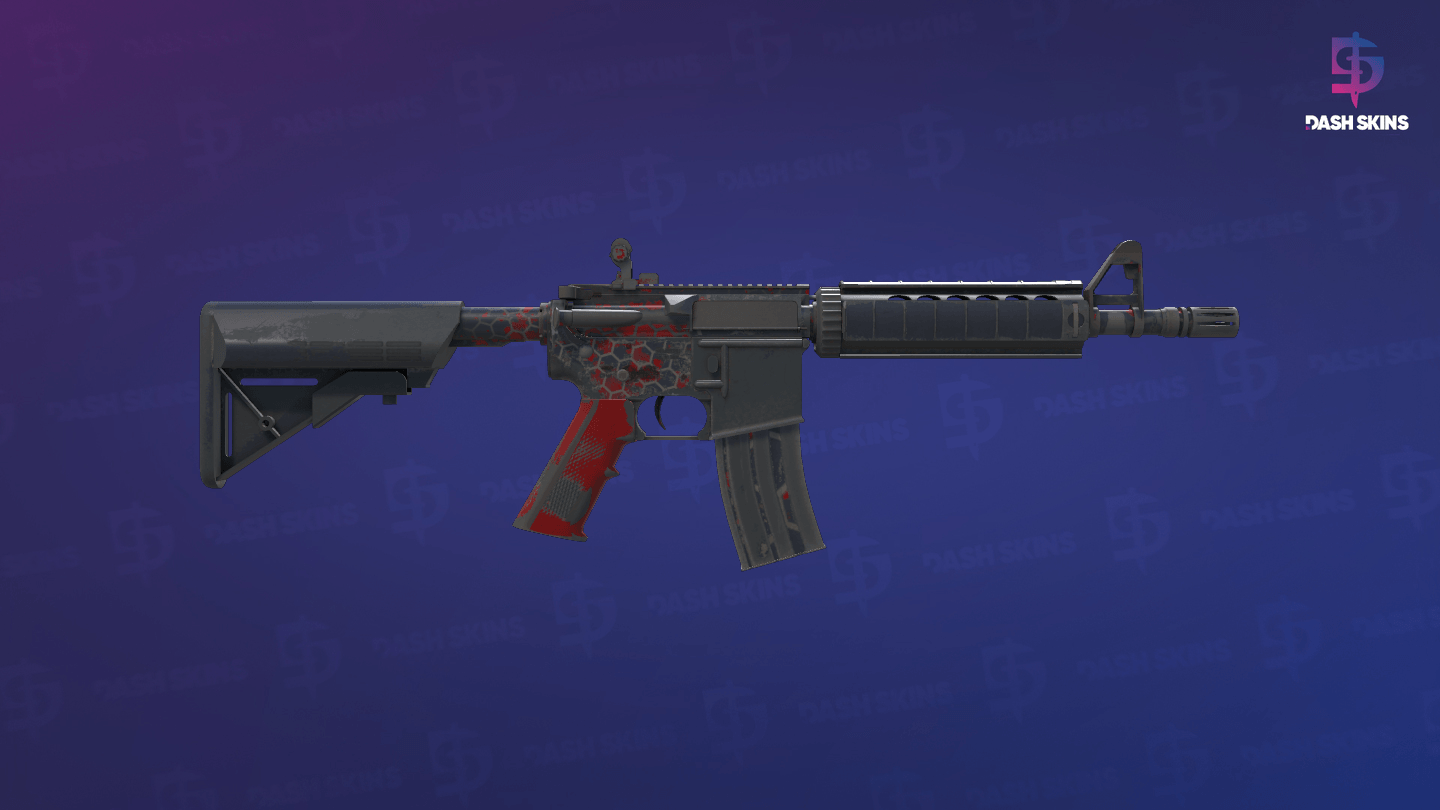 M4A4 | Converter (Well-Worn) - Backside Screenshot