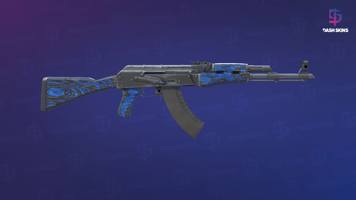 AK-47 (StatTrak™) | Azul Laminado - Backside Screenshot