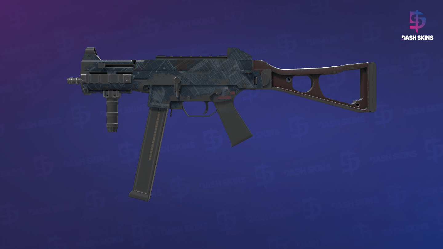 UMP-45 | Facility Dark (Well-Worn) - Frontside Screenshot