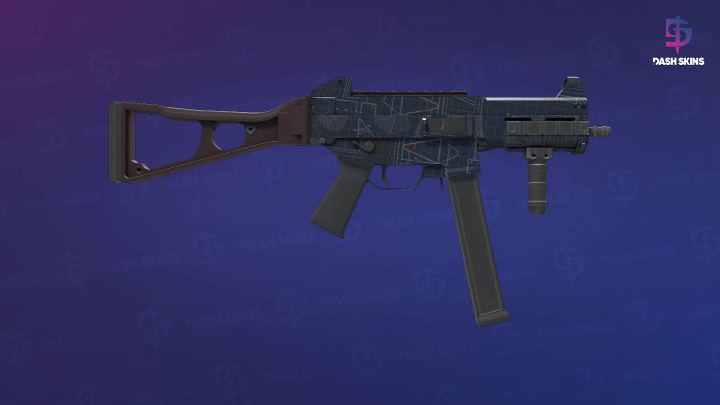 UMP-45 | Facility Dark (Factory New) - Backside Screenshot