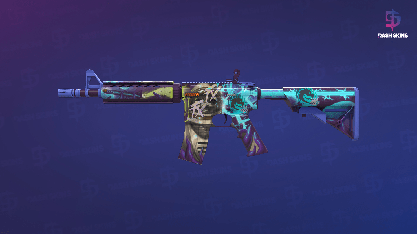M4A4 (StatTrak™) | Desolação Espacial - Frontside Screenshot