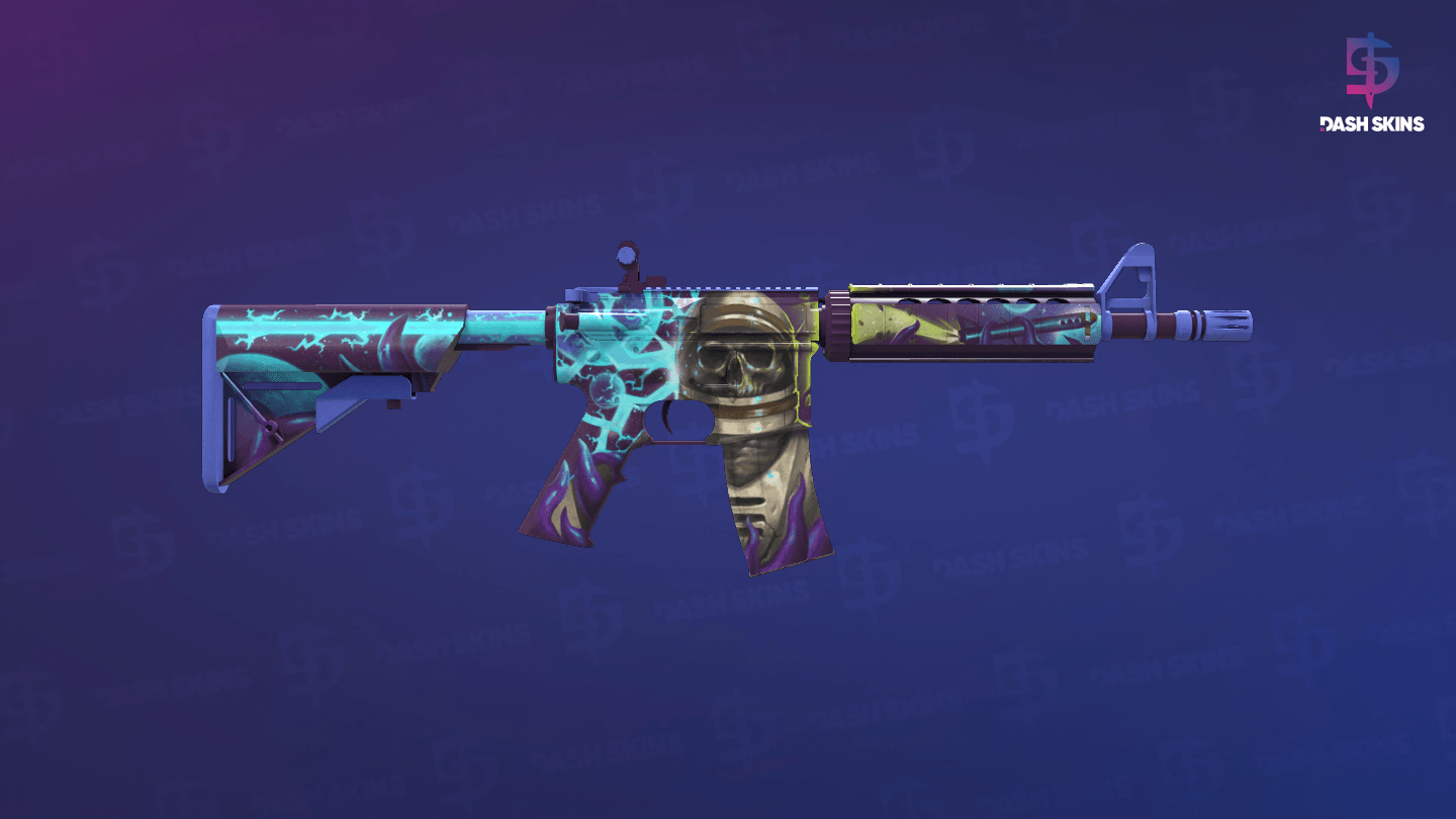 M4A4 (StatTrak™) | Desolação Espacial - Backside Screenshot