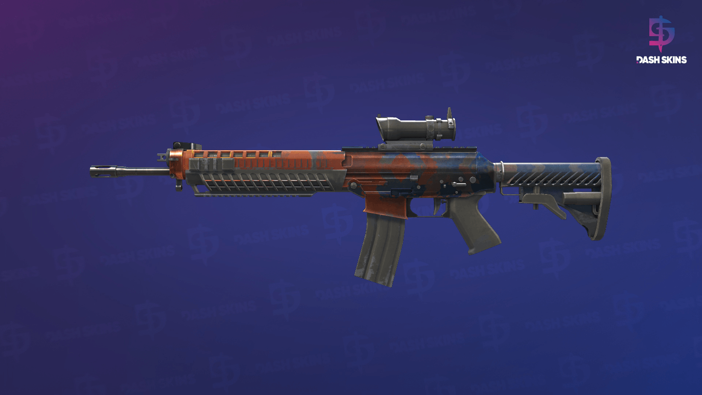SG 553 | Danger Close (Field-Tested) - Frontside Screenshot