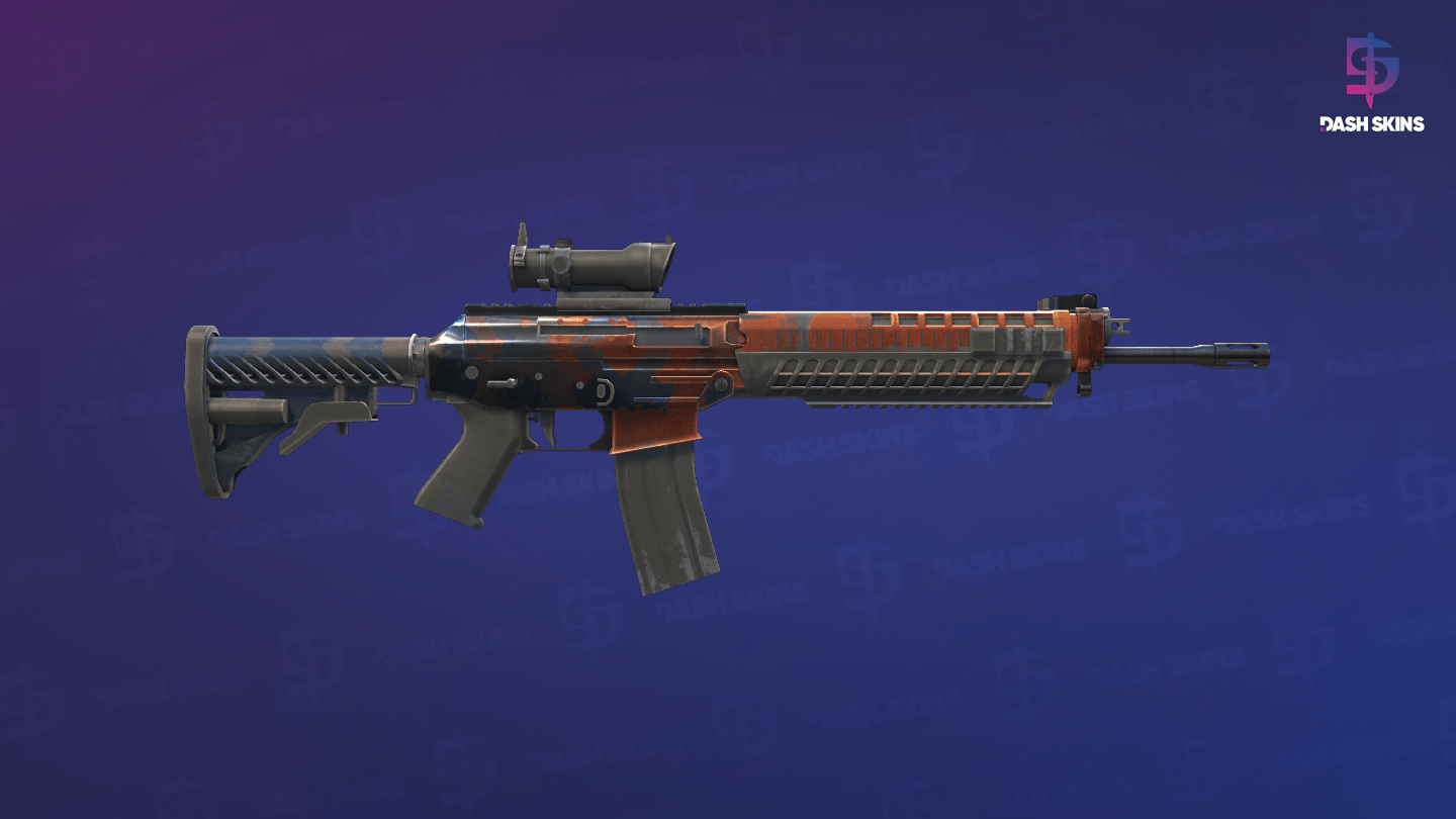 SG 553 | Danger Close (Field-Tested) - Backside Screenshot