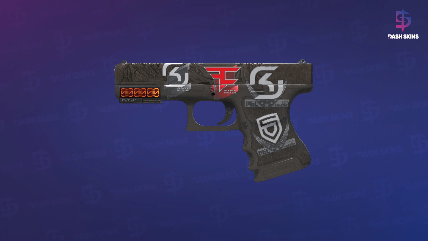 StatTrak™ Glock-18 | Wraiths (Battle-Scarred) - Frontside Screenshot