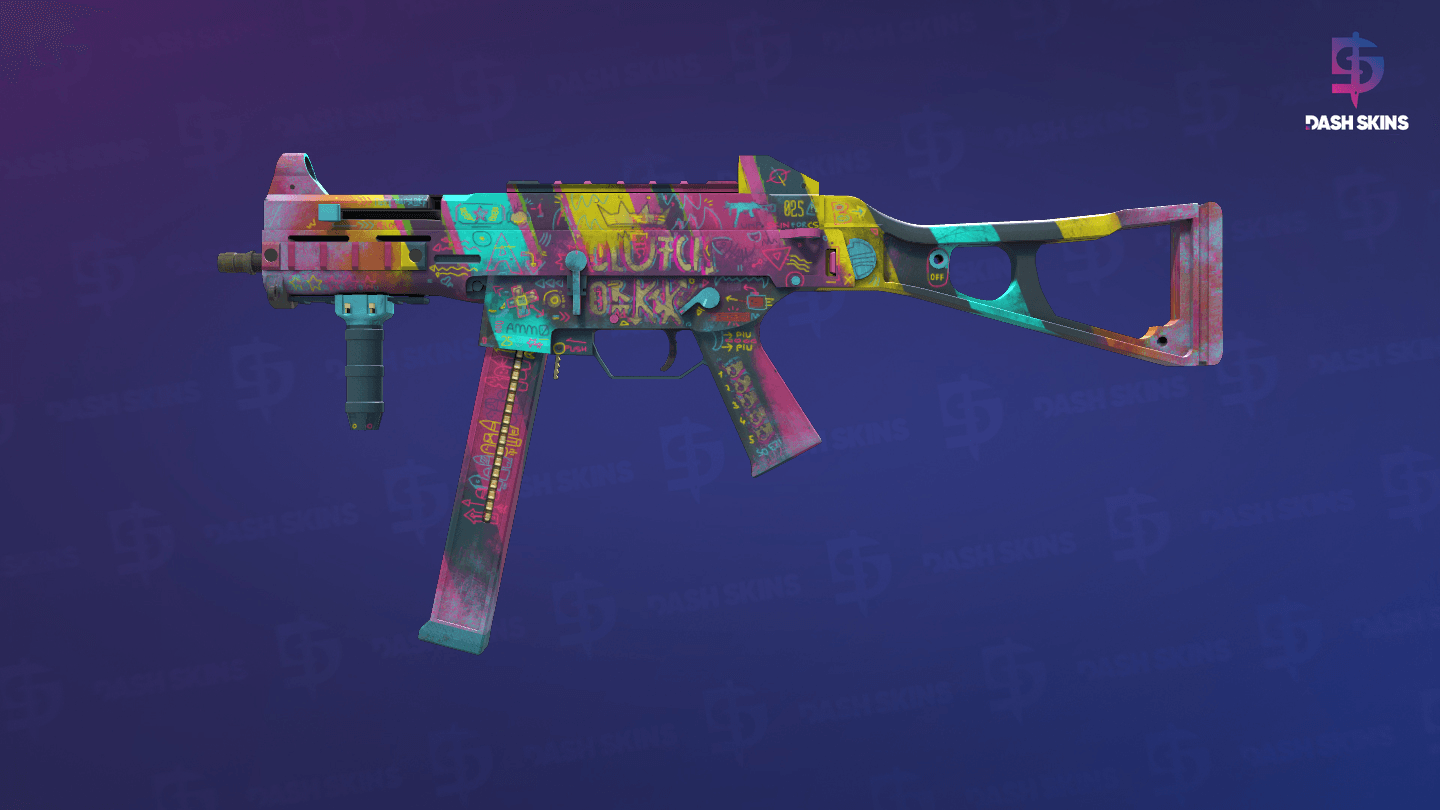 UMP-45 | Wild Child (Minimal Wear) - Frontside Screenshot