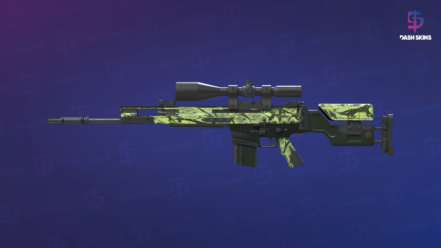 SCAR-20 | Outbreak (Field-Tested) - Frontside Screenshot