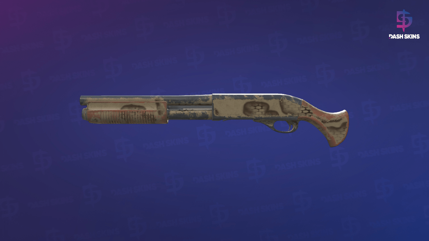 Sawed-Off | Snake Camo (Well-Worn) - Frontside Screenshot