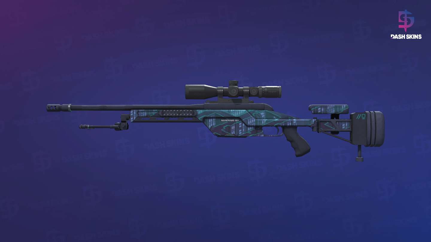 SSG 08 | Mainframe 001 (Well-Worn) - Frontside Screenshot