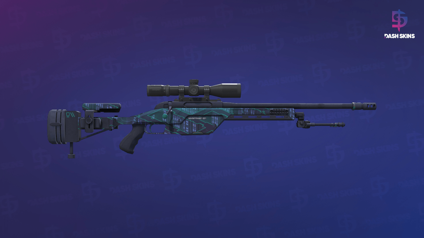 SSG 08 | Mainframe 001 (Well-Worn) - Backside Screenshot