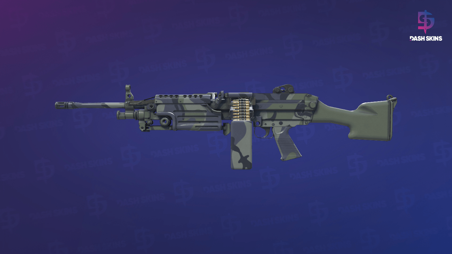 M249 | Sage Camo (Factory New) - Frontside Screenshot