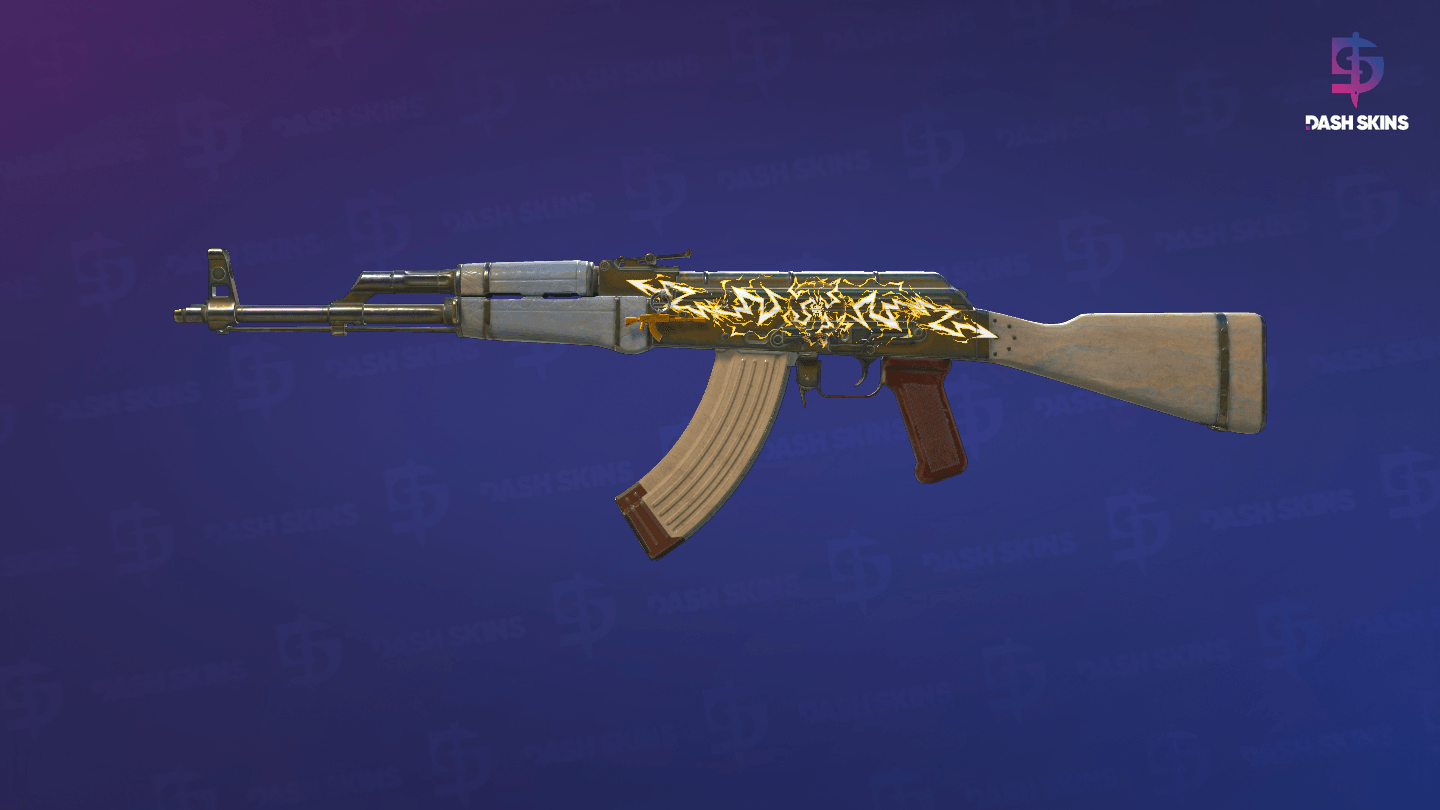 AK-47 | Aphrodite (Well-Worn) - Frontside Screenshot