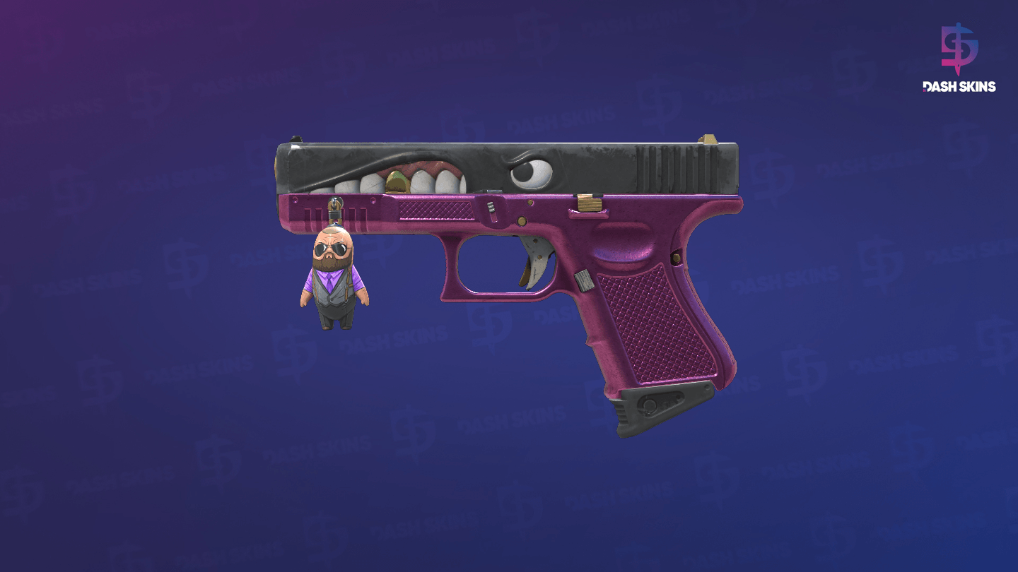 Glock-18 | Gold Toof (Well-Worn) - Frontside Screenshot