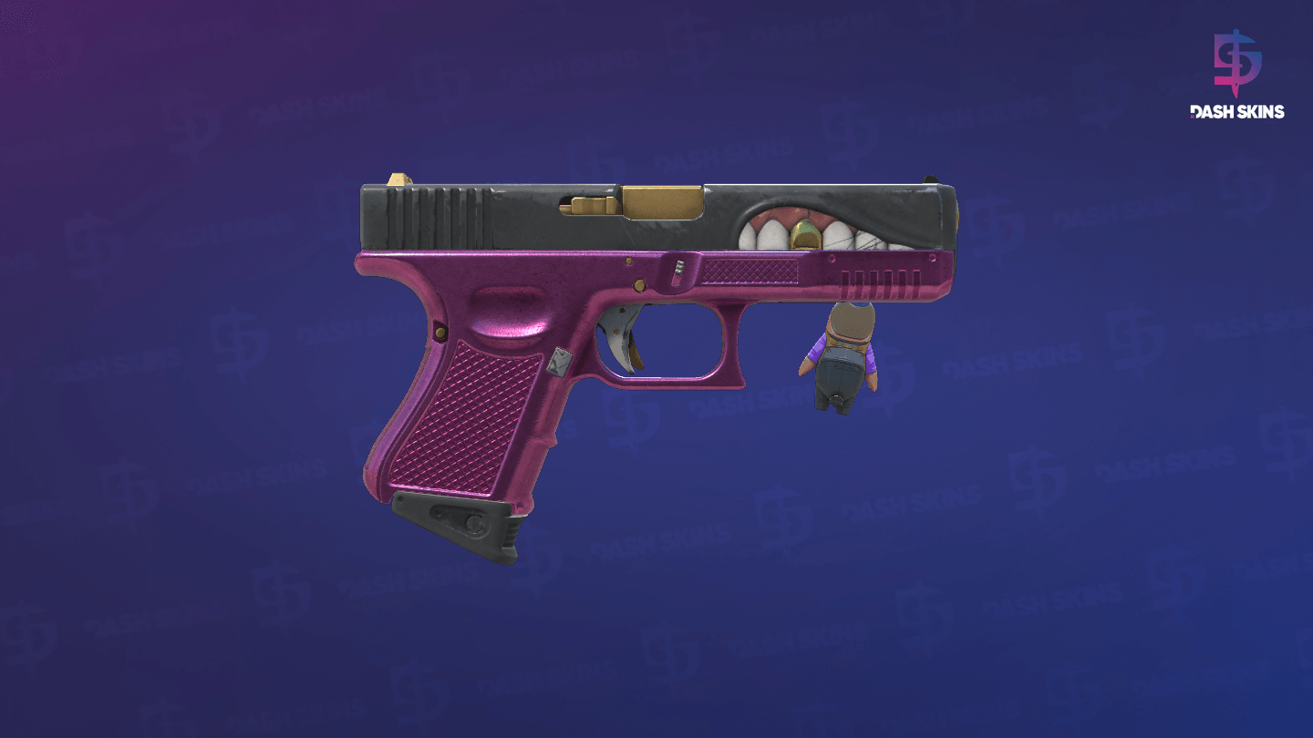 Glock-18 | Gold Toof (Well-Worn) - Backside Screenshot