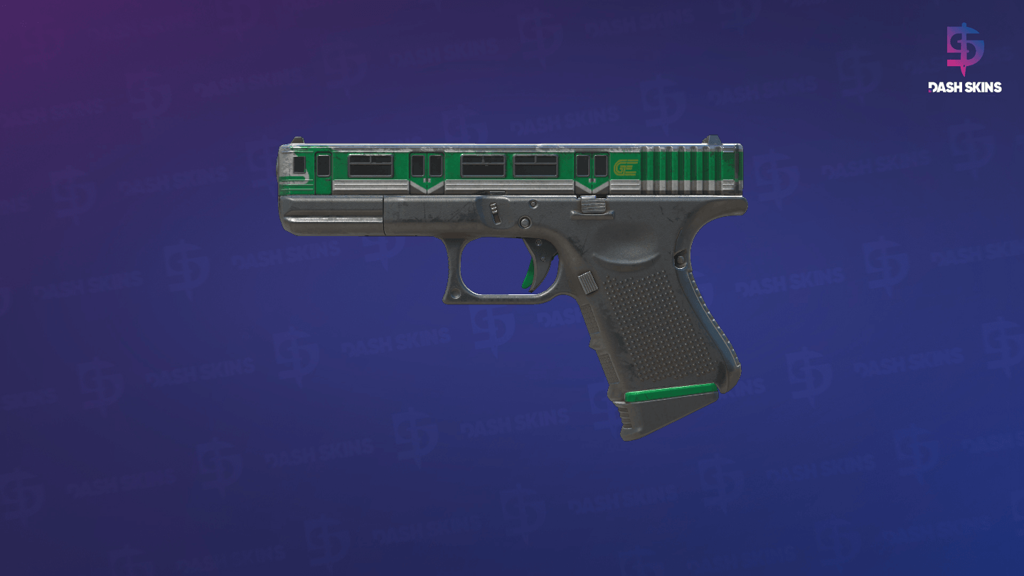 Glock-18 | Green Line (Field-Tested) - Frontside Screenshot