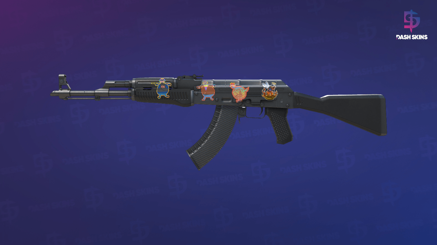 AK-47 | Tons de Preto - Frontside Screenshot