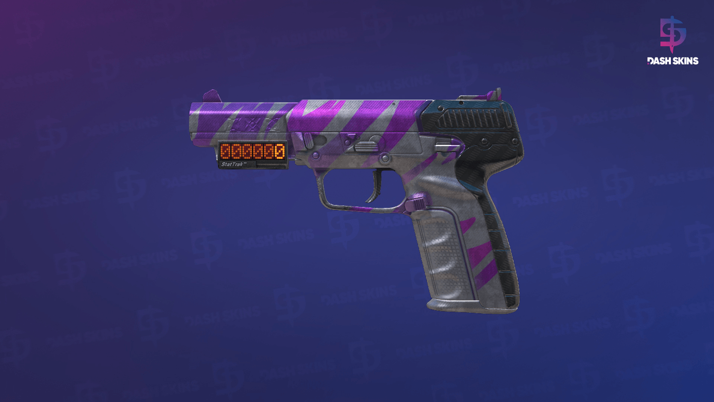 StatTrak™ Five-SeveN | Hybrid (Well-Worn) - Frontside Screenshot