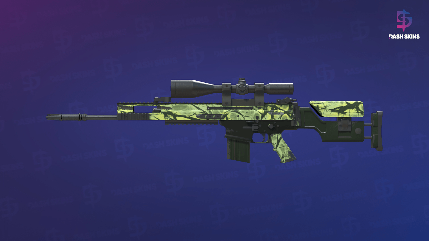 SCAR-20 | Outbreak (Minimal Wear) - Frontside Screenshot