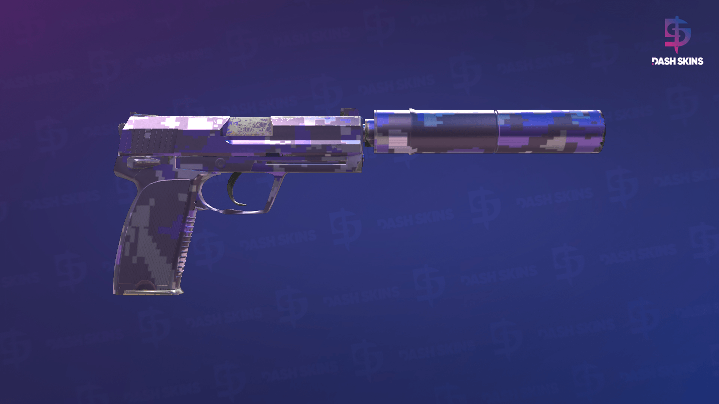 USP-S | Purple DDPAT (Factory New) - Backside Screenshot