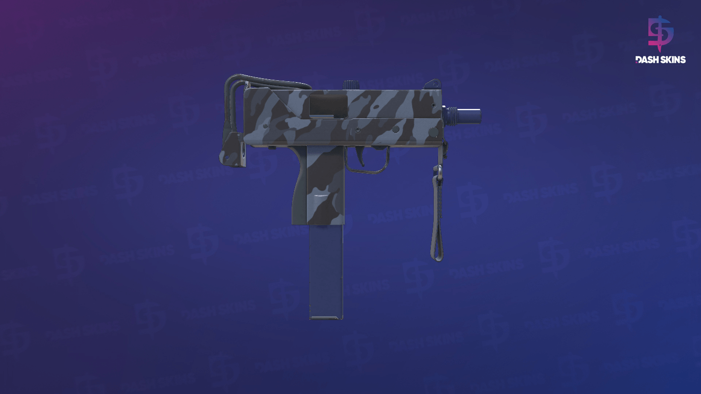 MAC-10 | Storm Camo (Minimal Wear) - Backside Screenshot