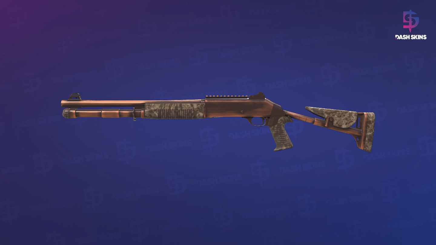 XM1014 | Copperflage (Minimal Wear) - Frontside Screenshot