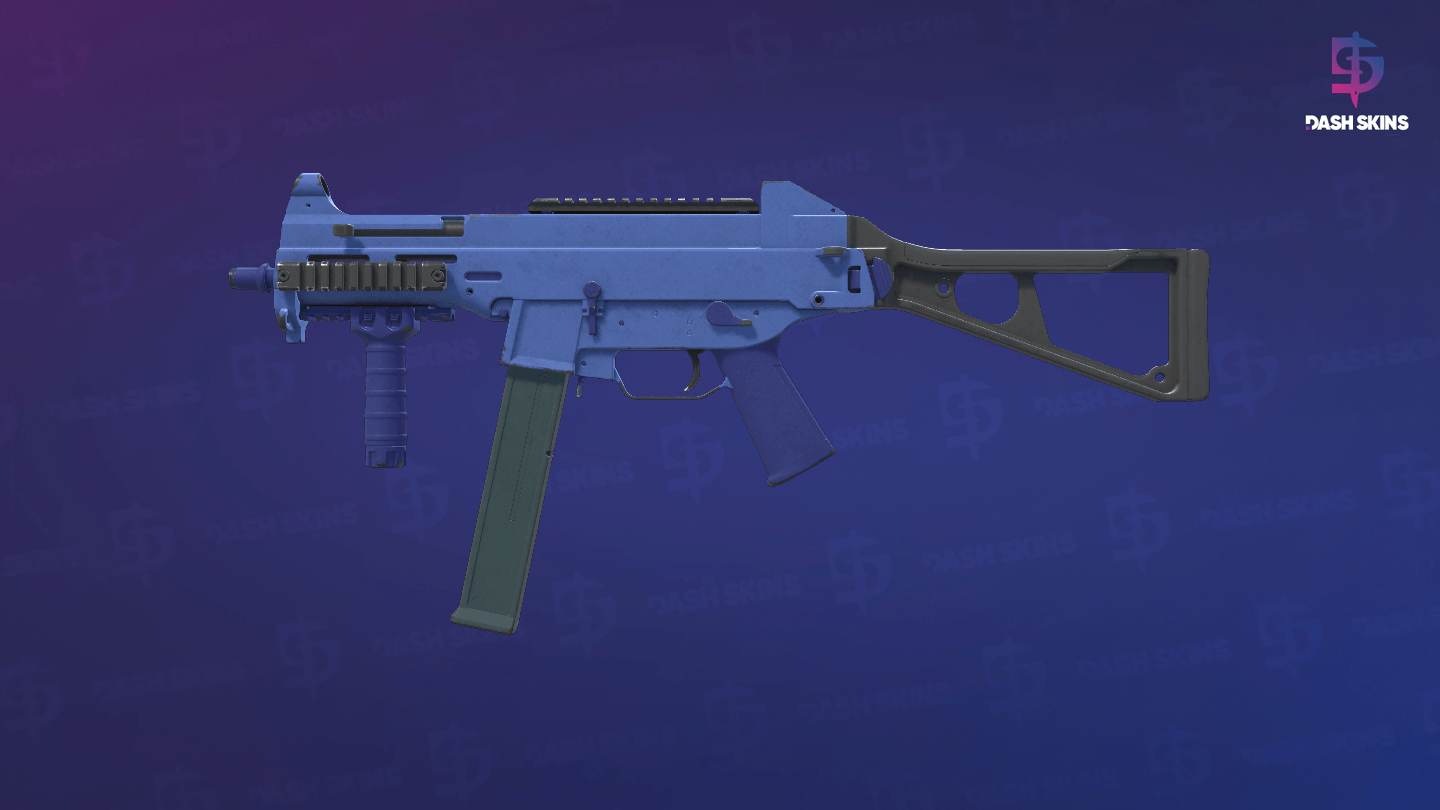 UMP-45 | Indigo (Field-Tested) - Frontside Screenshot