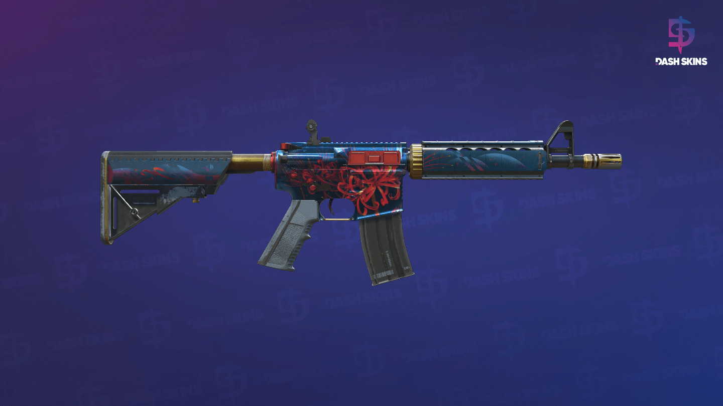 M4A4 | Spider Lily (Field-Tested) - Backside Screenshot