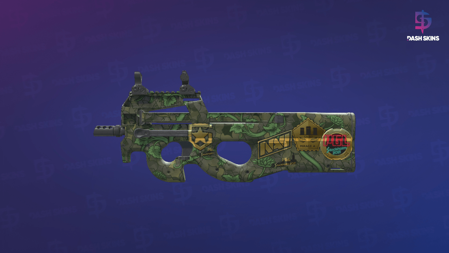 Souvenir P90 | Verdant Growth (Factory New) - Frontside Screenshot