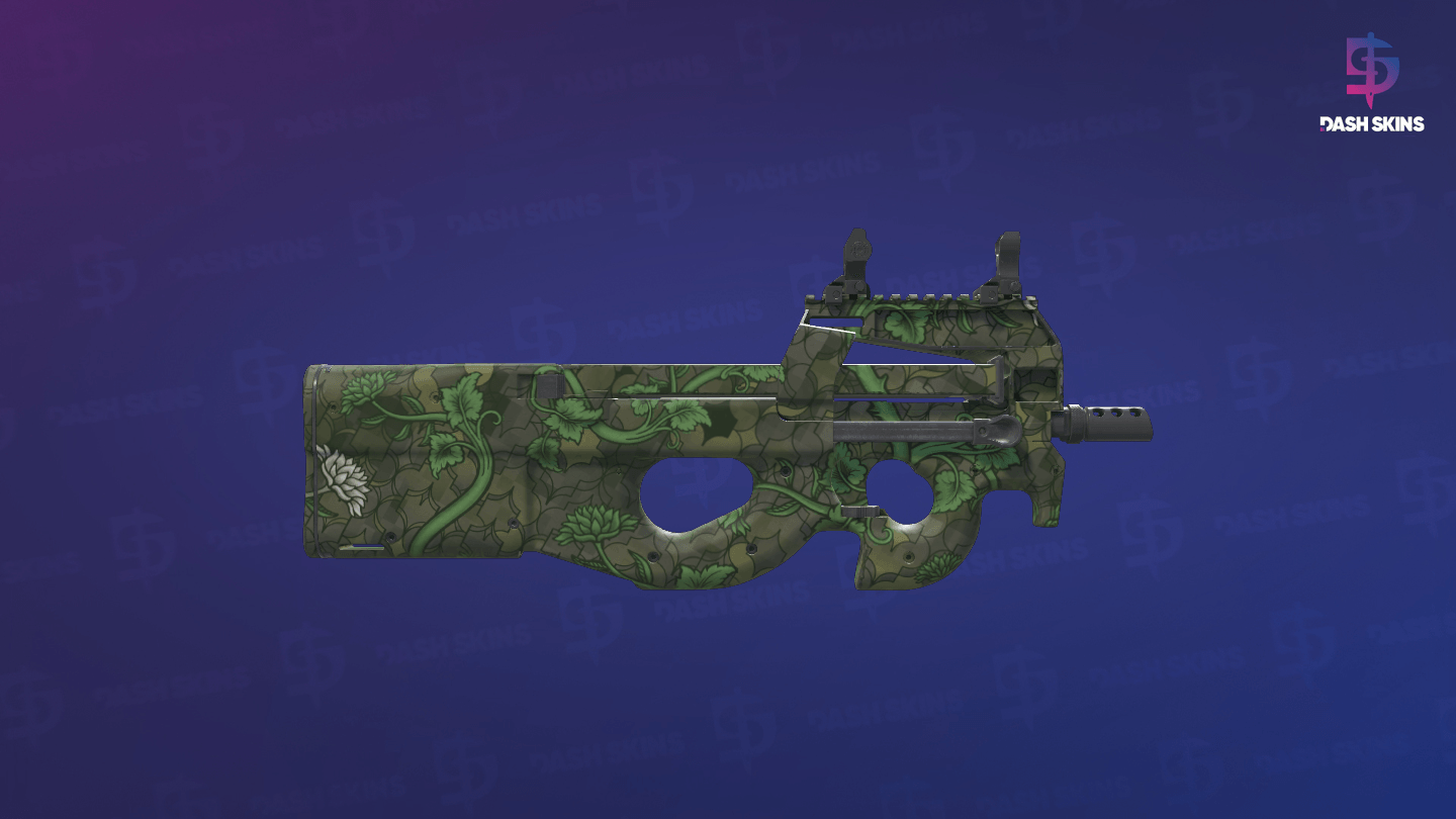 Souvenir P90 | Verdant Growth (Factory New) - Backside Screenshot