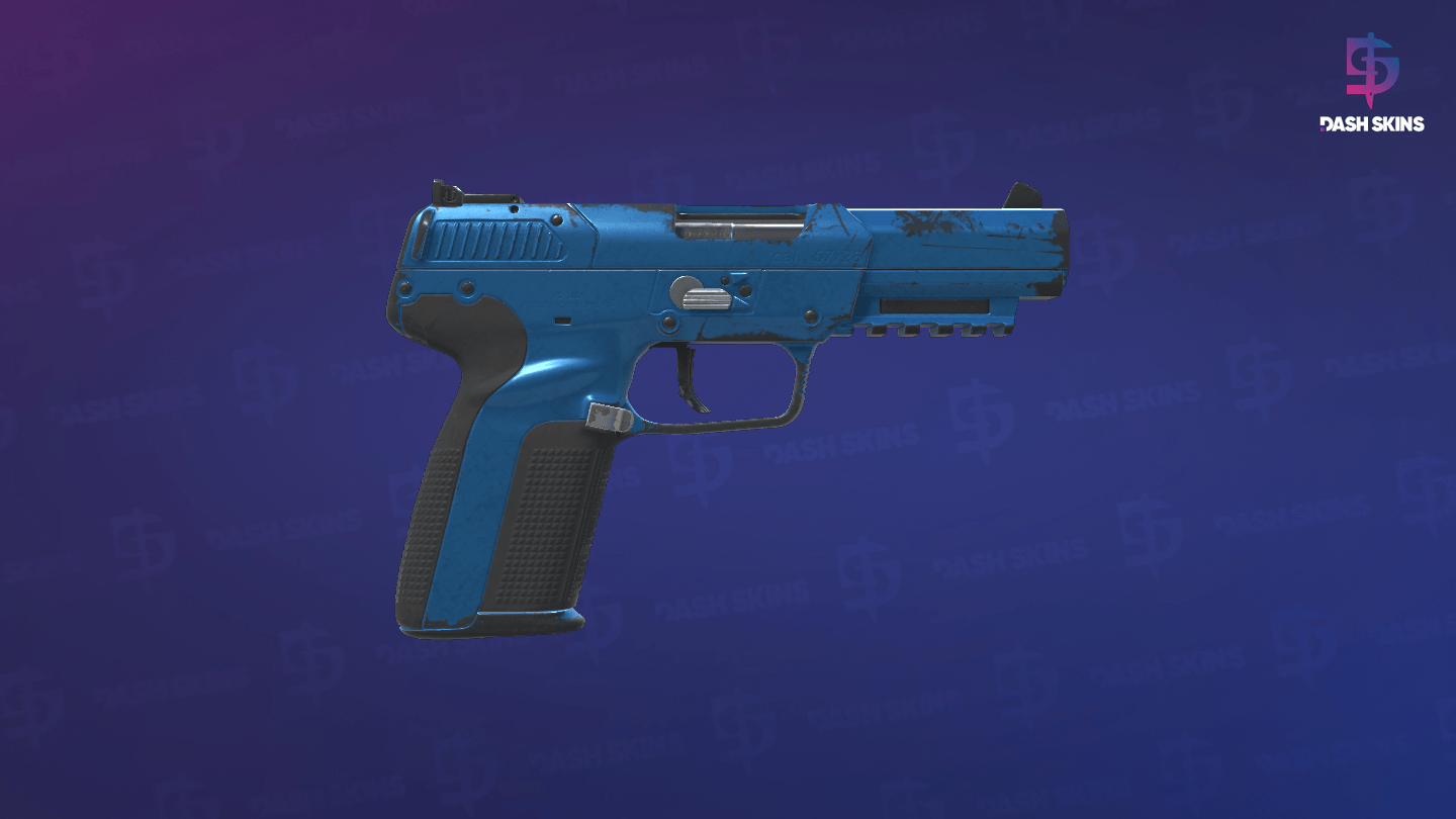 Five-SeveN | Sky Blue (Field-Tested) - Backside Screenshot