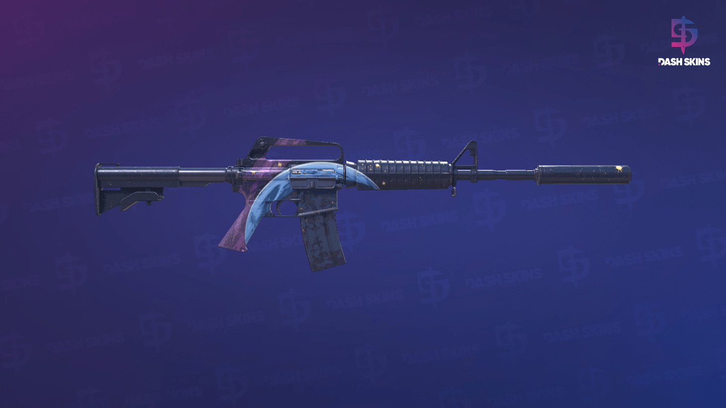 M4A1-S | Stratosphere (Minimal Wear) - Backside Screenshot