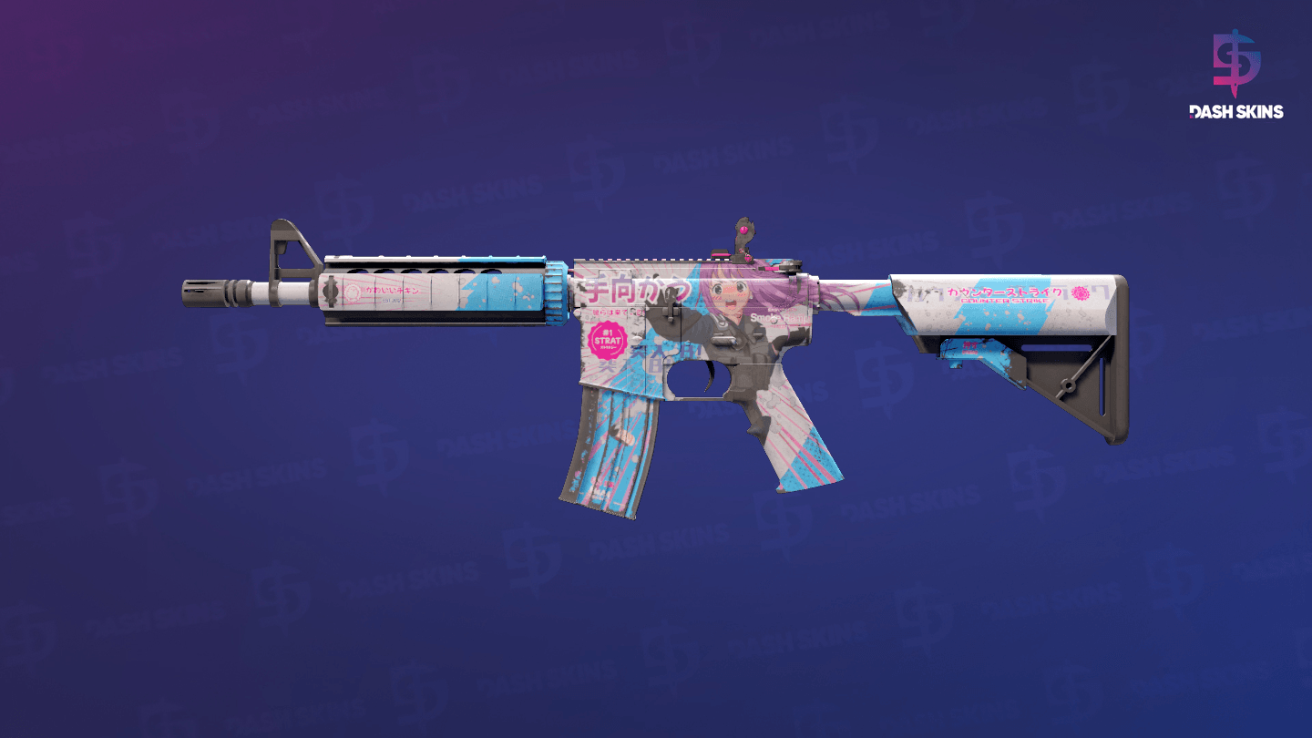 M4A4 | Temukau (Field-Tested) - Frontside Screenshot