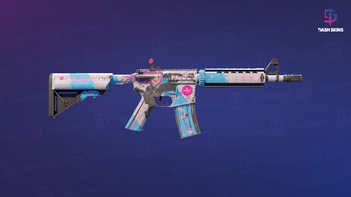 M4A4 | Temukau (Field-Tested) - Backside Screenshot