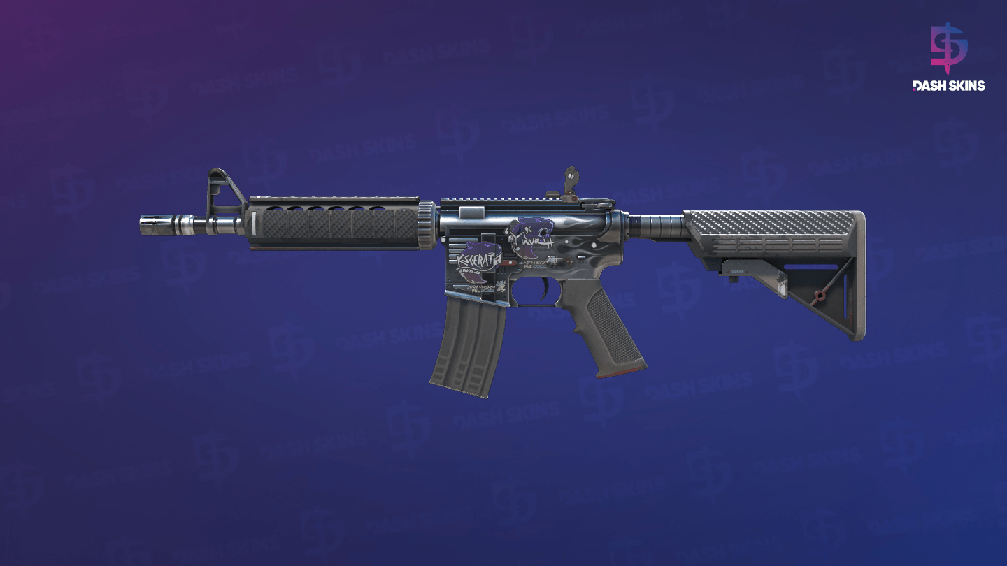 M4A4 | Magnesium (Field-Tested) - Frontside Screenshot