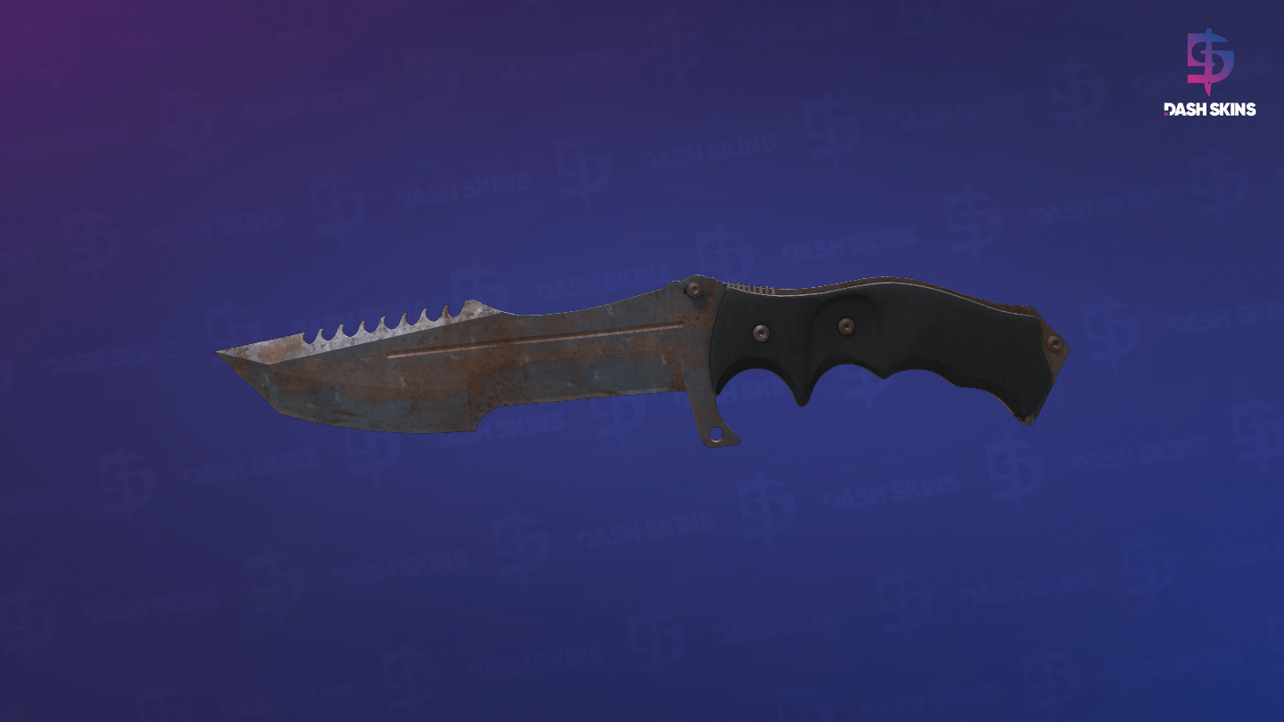 ★ Huntsman Knife | Rust Coat (Well-Worn) - Backside Screenshot