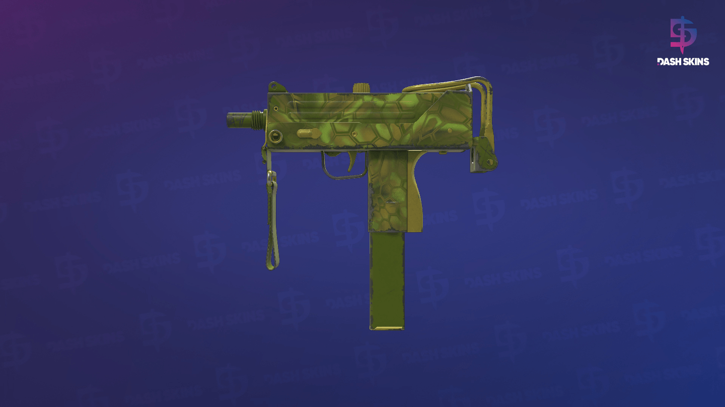 MAC-10 | Acid Hex (Field-Tested) - Frontside Screenshot