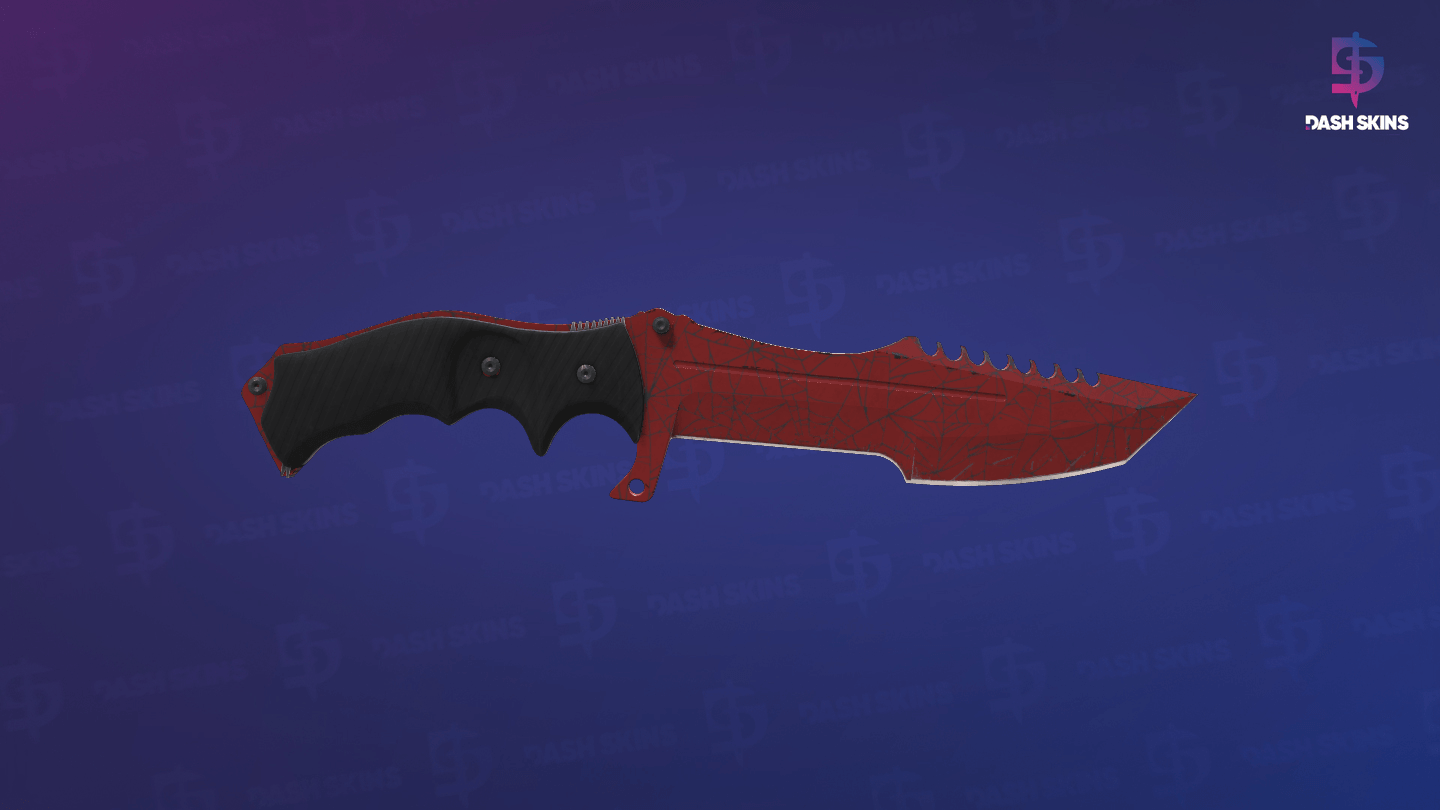★ Huntsman Knife | Crimson Web (Minimal Wear) - Frontside Screenshot