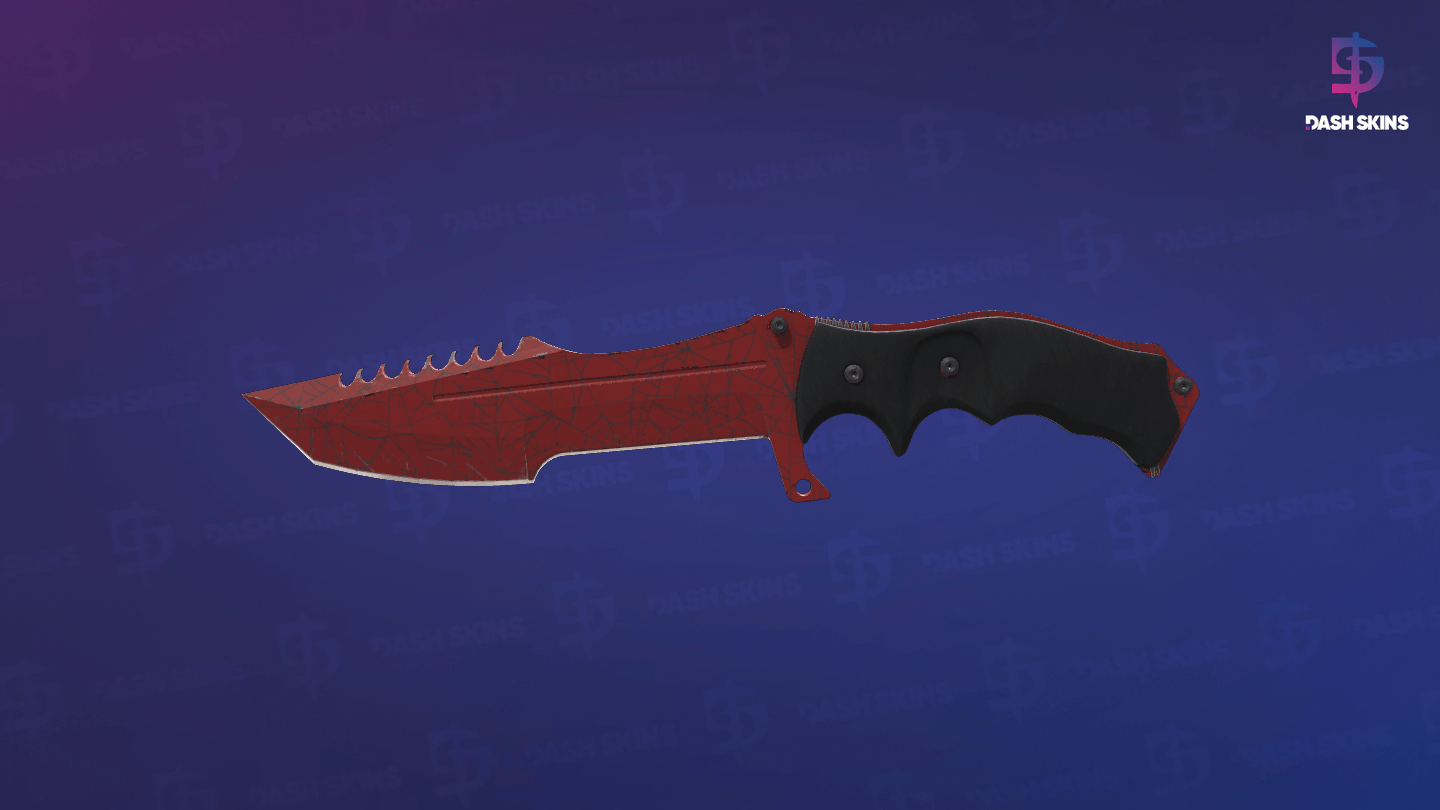 ★ Huntsman Knife | Crimson Web (Minimal Wear) - Backside Screenshot