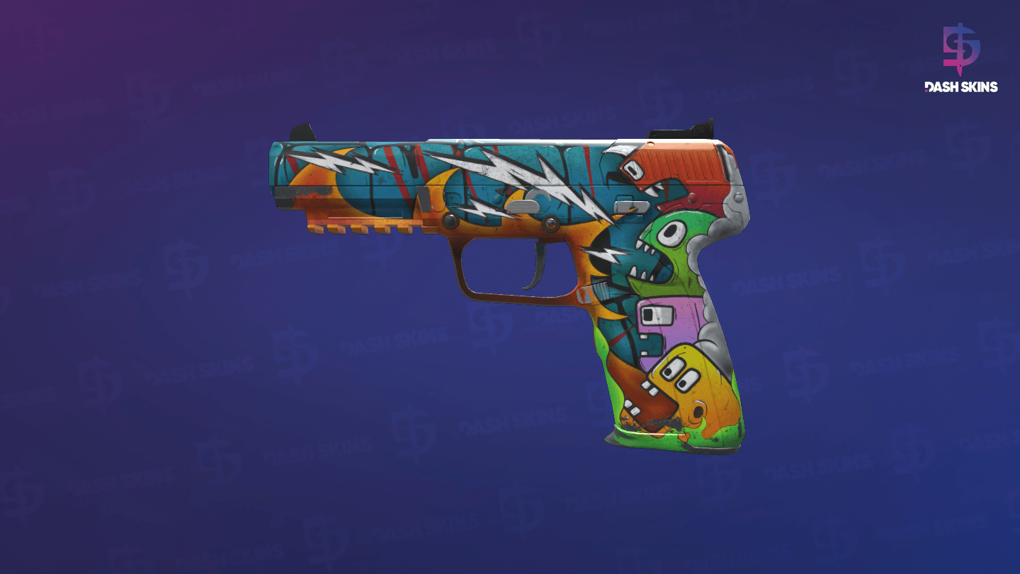 Five-SeveN | Angry Mob (Field-Tested) - Frontside Screenshot