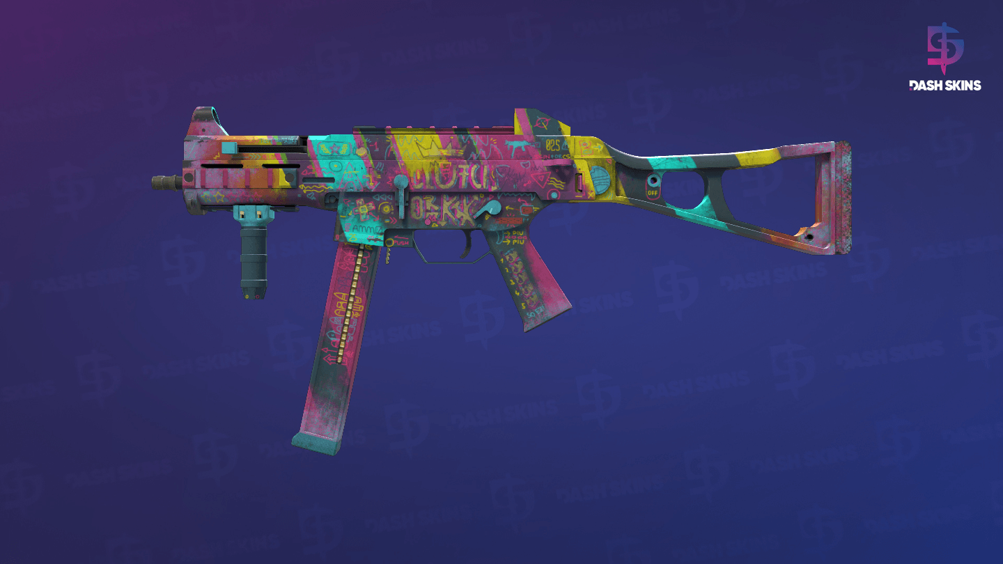 UMP-45 | Wild Child (Field-Tested) - Frontside Screenshot