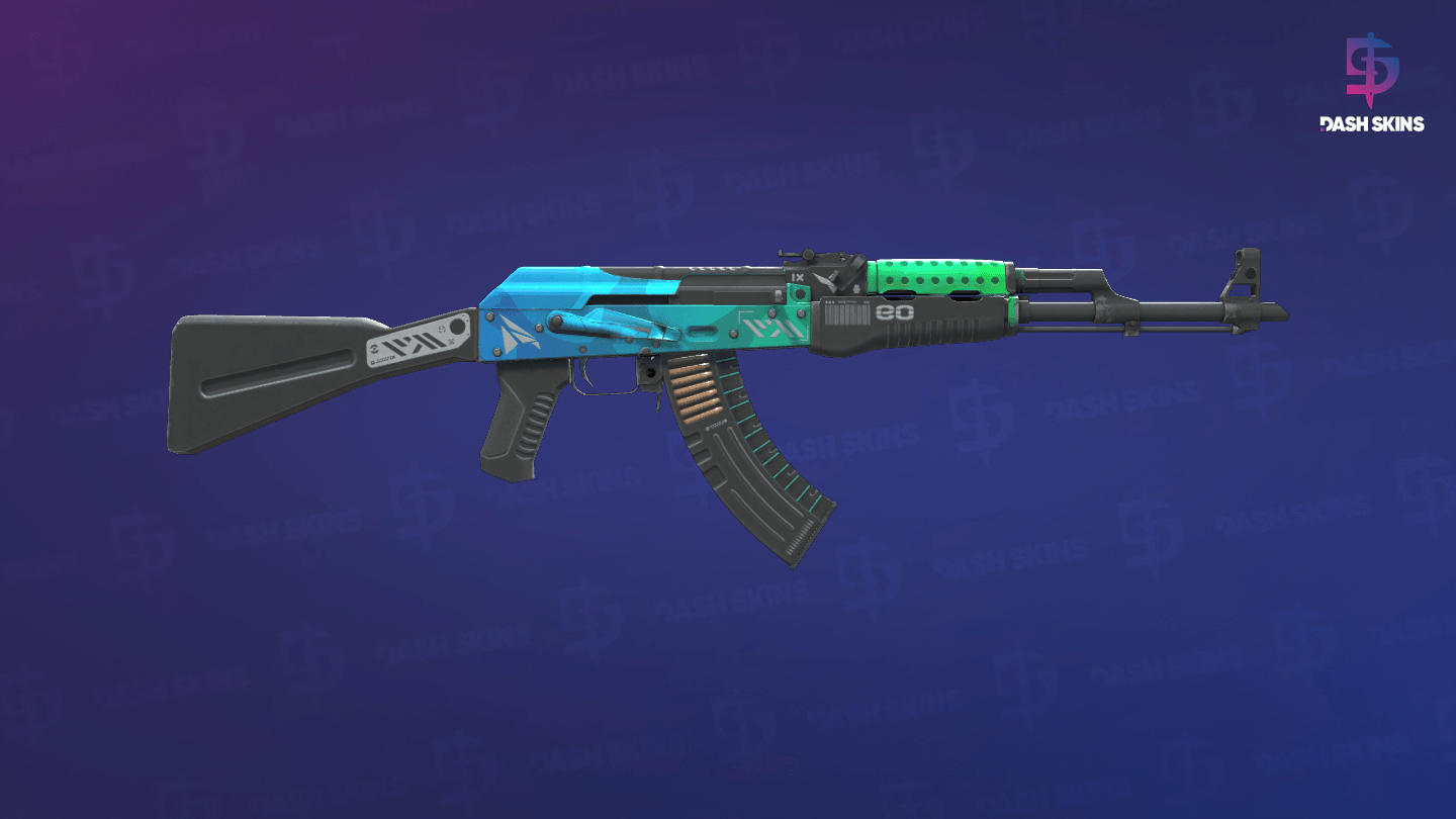 AK-47 | Ice Coaled (Minimal Wear) - Backside Screenshot