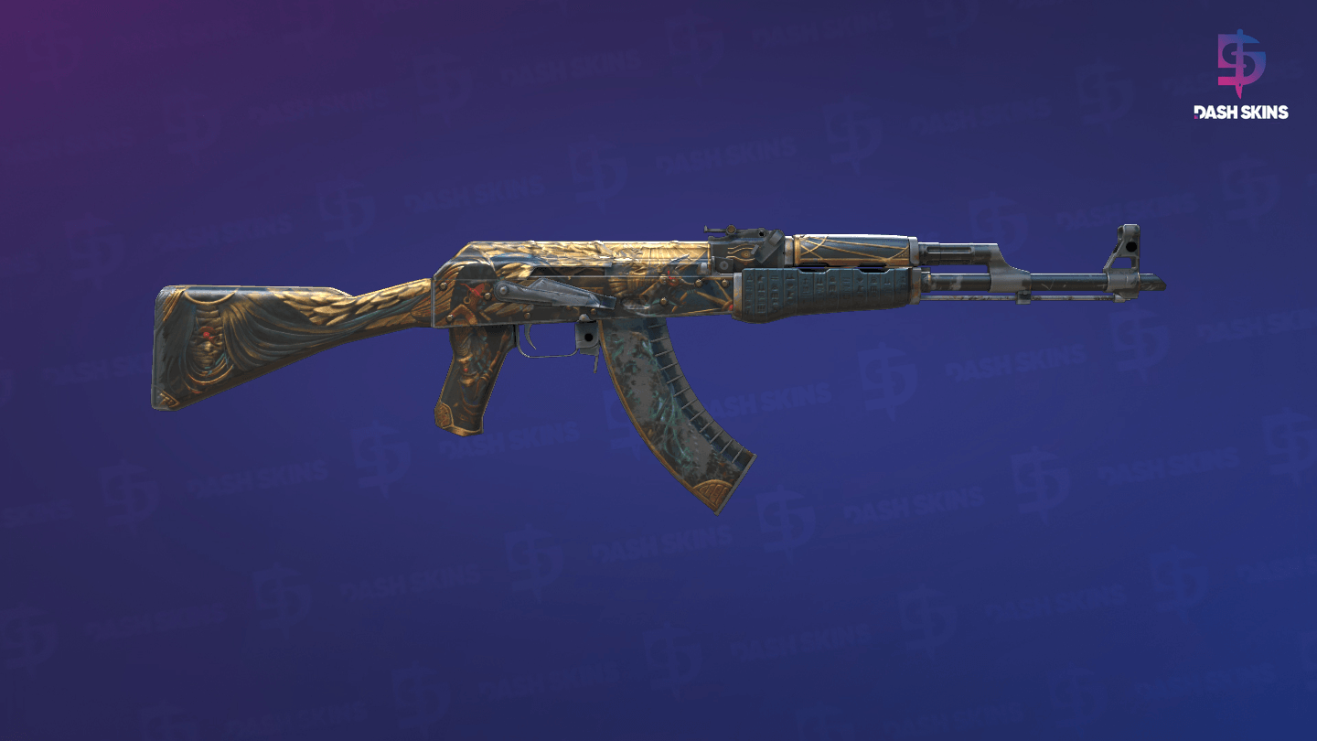 AK-47 | Legion of Anubis (Well-Worn) - Backside Screenshot
