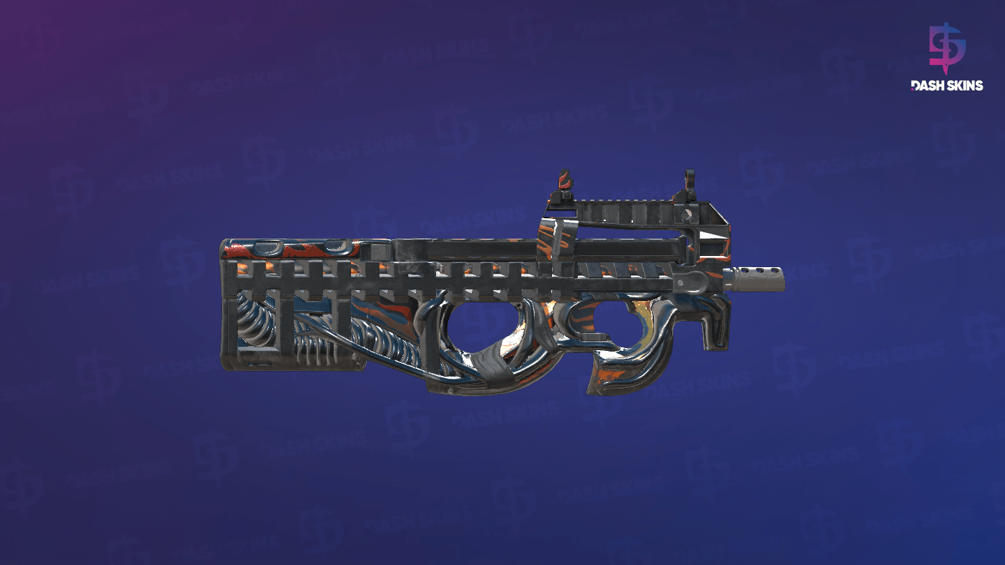 P90 | Vent Rush (Field-Tested) - Backside Screenshot