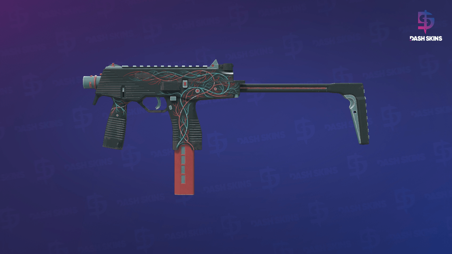 MP9 | Capillary (Field-Tested) - Frontside Screenshot