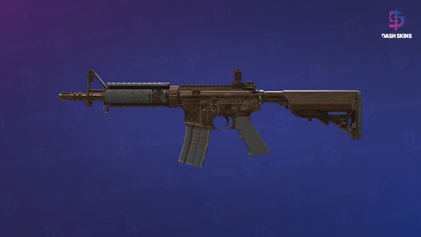 M4A4 | Etch Lord (Battle-Scarred) - Frontside Screenshot