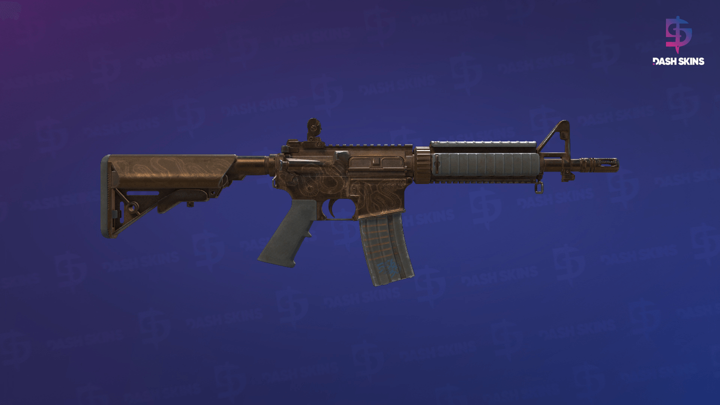 M4A4 | Etch Lord (Battle-Scarred) - Backside Screenshot
