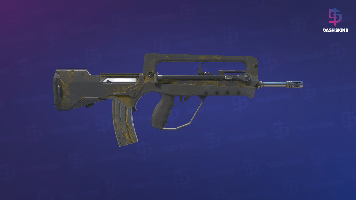 FAMAS | Byproduct (Battle-Scarred) - Backside Screenshot